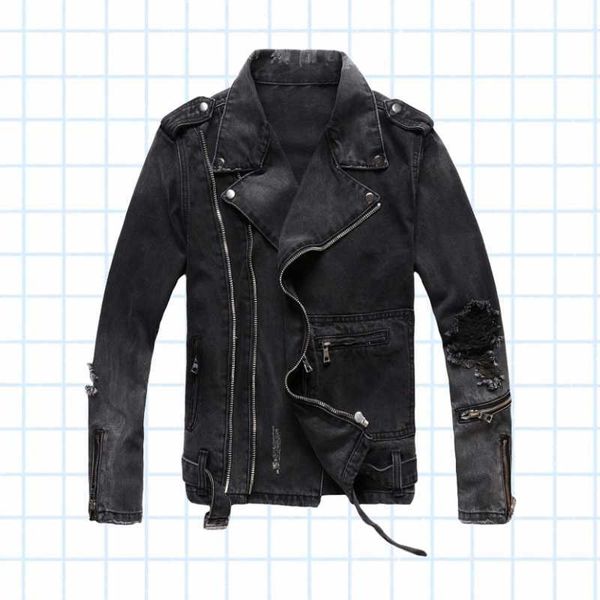 high men street jackets fashion denim coat black blue casual hip hop designer jacket for male size m-4xl, Black;brown
high men street jackets fashion denim coat black blue casual hip hop designer jacket for male size m-4xl, Black;brown