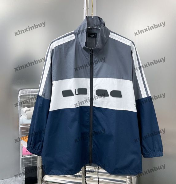 xinxinbuy men designer coat jacket windbreaker three color panelled letter print long sleeve women gray black khaki green xs-3xl, Black;brown
xinxinbuy men designer coat jacket windbreaker three color panelled letter print long sleeve women gray black khaki green xs-3xl, Black;brown