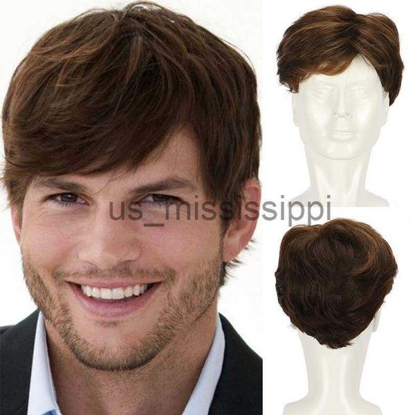 synthetic wigs men's short brown wig synthetic hair smooth natural pixie cut toupee wave heat resistant wigs for male men daily wear x0, Black
synthetic wigs men's short brown wig synthetic hair smooth natural pixie cut toupee wave heat resistant wigs for male men daily wear x0, Black
