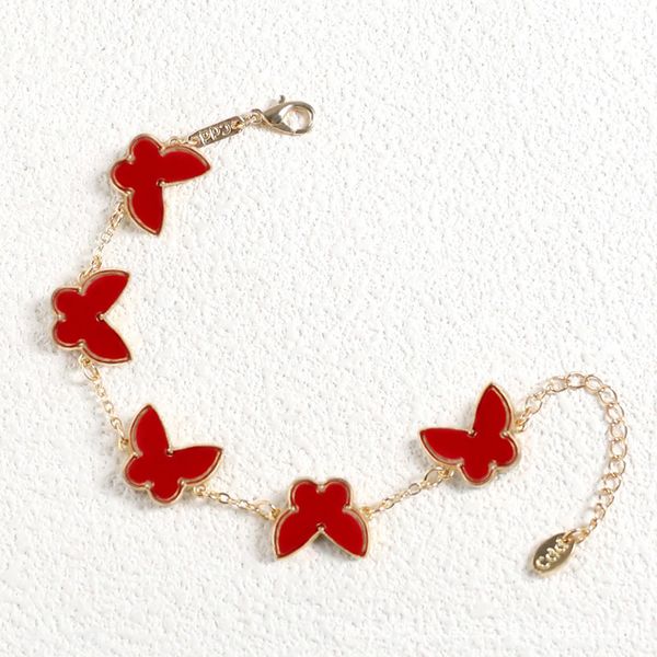 afshor selling item five butterfly bracelet for women fashion two sided imitation fritillaria link bracelet jewelry, Black
afshor selling item five butterfly bracelet for women fashion two sided imitation fritillaria link bracelet jewelry, Black