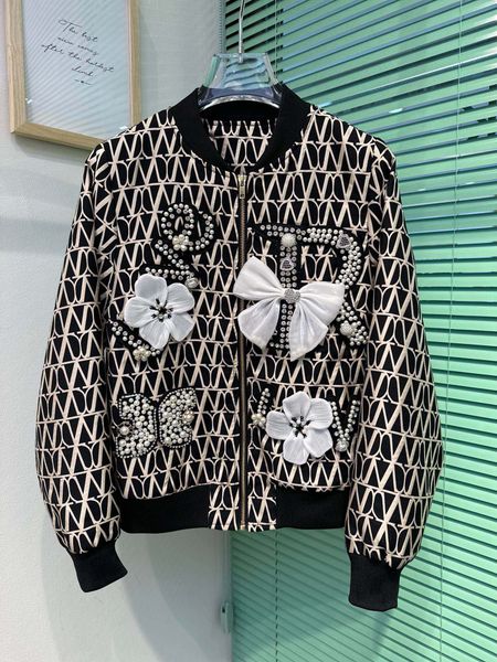 women's cropped jacket spring and autumn handmade beaded slim casual crew neck coat size s m x lxxl, Black;brown
women's cropped jacket spring and autumn handmade beaded slim casual crew neck coat size s m x lxxl, Black;brown