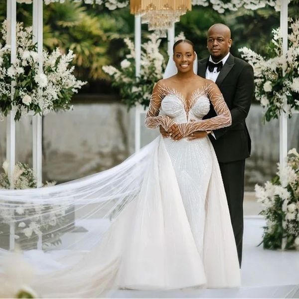 2023 arabic aso ebi white mermaid wedding dress beaded sequined lace stunning bridal gowns dresses vestido custom made
2023 arabic aso ebi white mermaid wedding dress beaded sequined lace stunning bridal gowns dresses vestido custom made