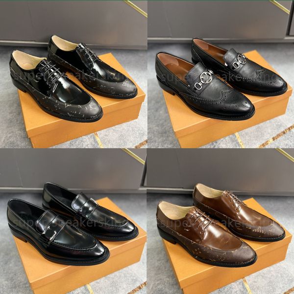 designer men dress shoes genuine leather business loafers men casual shoes for men flat shoes size 38-45 with box, Black
designer men dress shoes genuine leather business loafers men casual shoes for men flat shoes size 38-45 with box, Black