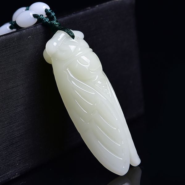 xinjiang hetian jade blockbuster jade cicada jade cicada pendant birthday present for men and women friends, Silver
xinjiang hetian jade blockbuster jade cicada jade cicada pendant birthday present for men and women friends, Silver