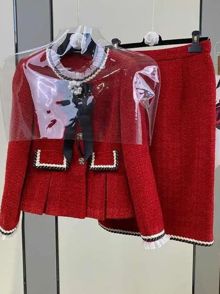 two piece dress kbat vintage small fragrance tweed two piece set women crop woolen short jacket coat mini skirts sets sweet 2 piece suit 230, White
two piece dress kbat vintage small fragrance tweed two piece set women crop woolen short jacket coat mini skirts sets sweet 2 piece suit 230, White