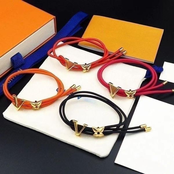 2023 new letter flower bracelet classic drawstring adjustable design for men and women, Golden;silver
2023 new letter flower bracelet classic drawstring adjustable design for men and women, Golden;silver