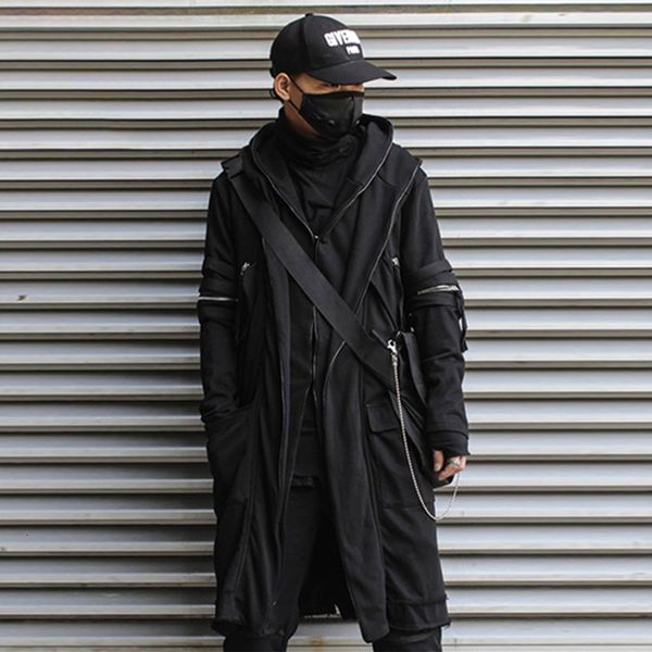 men's trench coats wizard cape cloak fake two jacket windbreaker gothic punk streetwear long clothes function hoody 230826, Tan;black
men's trench coats wizard cape cloak fake two jacket windbreaker gothic punk streetwear long clothes function hoody 230826, Tan;black