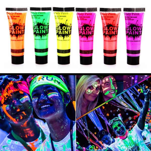 body paint 7 colors luminiscent paint face body art paint uv glow fluorescent glowing halloween party fancy dress beauty makeup dark paint 2
body paint 7 colors luminiscent paint face body art paint uv glow fluorescent glowing halloween party fancy dress beauty makeup dark paint 2