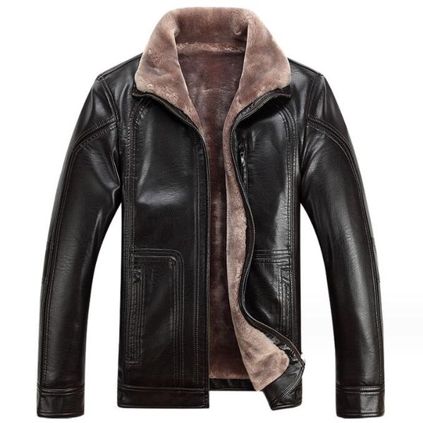 casual business men genuine leather jacket thick sheepskin biker jacket slim fit men motorcycle coat autumn and winter, Black
casual business men genuine leather jacket thick sheepskin biker jacket slim fit men motorcycle coat autumn and winter, Black