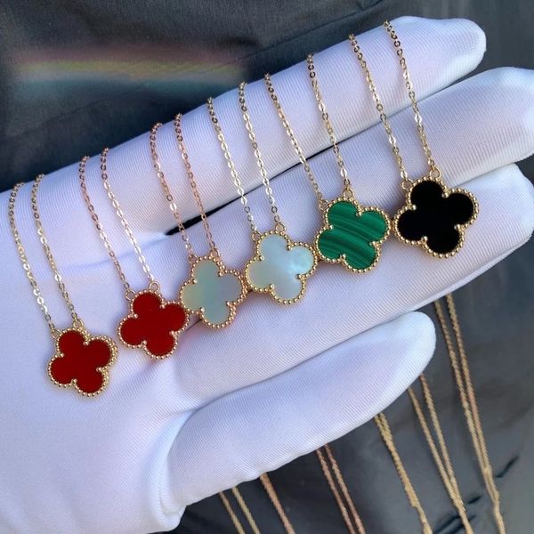 designer jewelry necklace clover necklace women temperament premium feeling double sided collarbone chain lucky grass sterling sier, Silver
designer jewelry necklace clover necklace women temperament premium feeling double sided collarbone chain lucky grass sterling sier, Silver