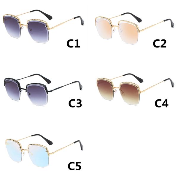 half frame metal sunglasses men women brand designer semi rimless sun glasses gradient lens oculos de sol uv400, White;black
half frame metal sunglasses men women brand designer semi rimless sun glasses gradient lens oculos de sol uv400, White;black
