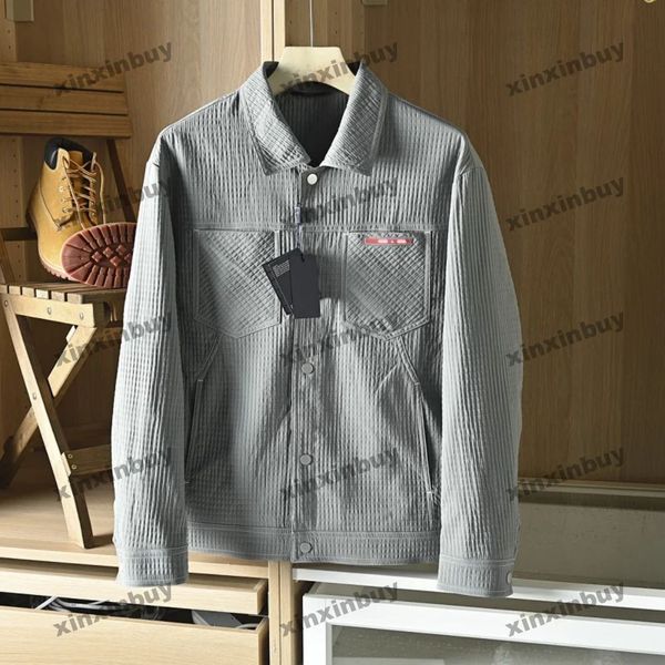 xinxinbuy men designer coat jacket waffle panelled letter jacquard fabric long sleeve women gray black red m-4xl, Black;brown
xinxinbuy men designer coat jacket waffle panelled letter jacquard fabric long sleeve women gray black red m-4xl, Black;brown