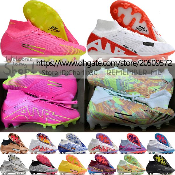 send with bag quality football boots zoommercurial superfly 9 elite ag acc socks soccer cleats mens high ankle cr7 mbappe soft leather train, Black
send with bag quality football boots zoommercurial superfly 9 elite ag acc socks soccer cleats mens high ankle cr7 mbappe soft leather train, Black