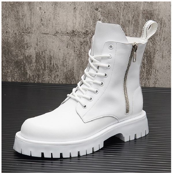 boots british fashion mens white chelsea trending high male height increasing platform short mid calf motorcycle botas 3844 230826, Black
boots british fashion mens white chelsea trending high male height increasing platform short mid calf motorcycle botas 3844 230826, Black