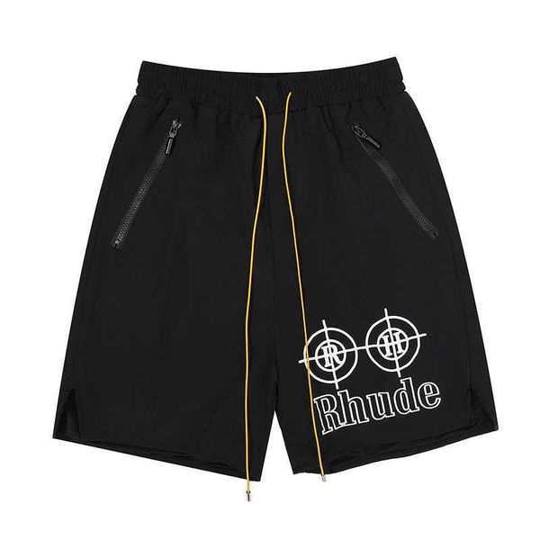 american fashion brand rhude quasi heart printed men's loose casual drawstring sports shorts, White;black
american fashion brand rhude quasi heart printed men's loose casual drawstring sports shorts, White;black