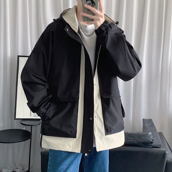 men's jackets 2023 spring double sided wear windbreaker men casual jacket male hooded waterproof clothing plus size 4xl 230826, Black;brown
men's jackets 2023 spring double sided wear windbreaker men casual jacket male hooded waterproof clothing plus size 4xl 230826, Black;brown