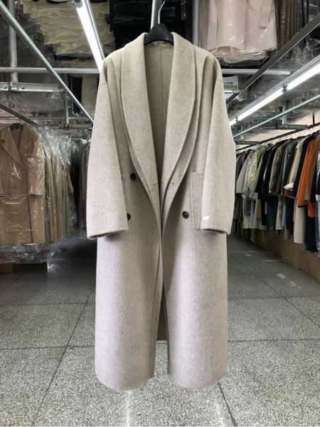 women's wool blends autumn/winter double-layer collar woolen jackets korean-style lapel double breasted loose simple women wool coats 2, Black
women's wool blends autumn/winter double-layer collar woolen jackets korean-style lapel double breasted loose simple women wool coats 2, Black