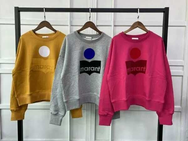 isabel marant 23ss women desginer sweatshirt new is fashion double pressed velvet contrast loose medium and long round neck fleece sweater p, Black
isabel marant 23ss women desginer sweatshirt new is fashion double pressed velvet contrast loose medium and long round neck fleece sweater p, Black