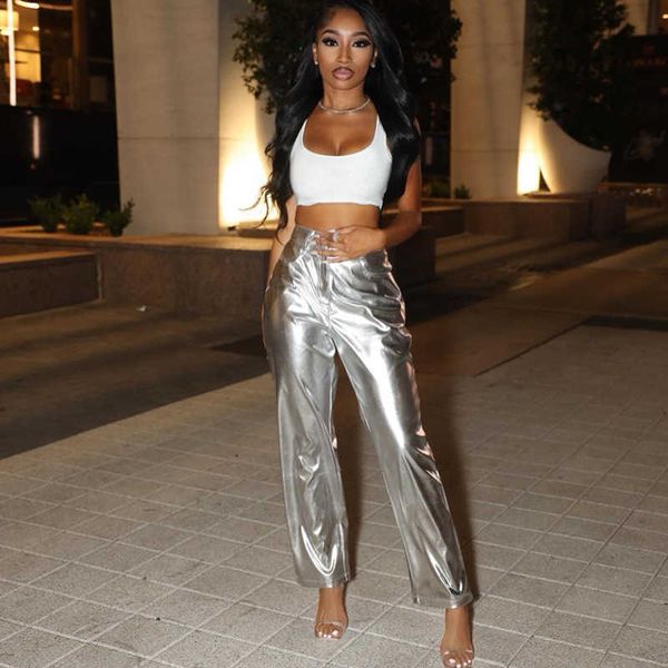 women's 23ss spring and autumn fashion high waist pu leather pants women's candy casual pants, Black
women's 23ss spring and autumn fashion high waist pu leather pants women's candy casual pants, Black