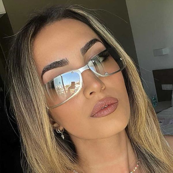 fashion designer cool sunglasses y2k spicy girls surround frameless trimmed sunglasses metal hip hop punk future style, Silver
fashion designer cool sunglasses y2k spicy girls surround frameless trimmed sunglasses metal hip hop punk future style, Silver