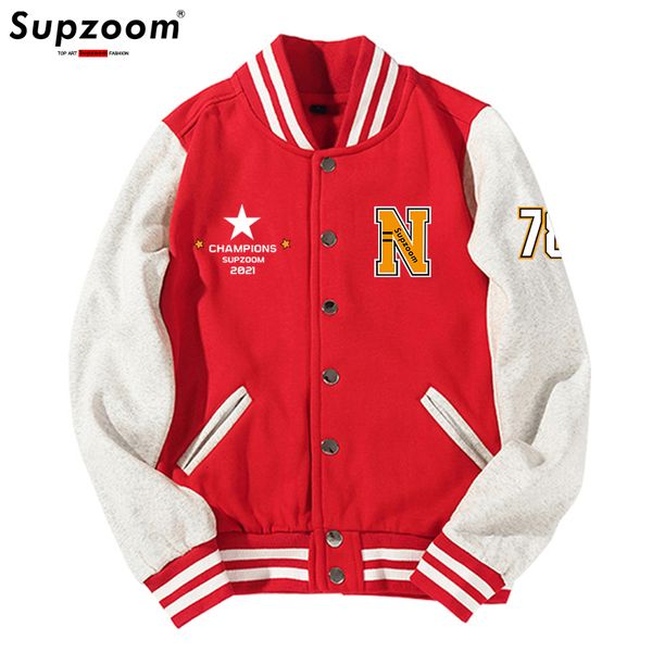 men's jackets supzoom arrival letter rib sleeve cotton fashion single breasted casual bomber baseball jacket loose cardigan coat 230826, Black;brown
men's jackets supzoom arrival letter rib sleeve cotton fashion single breasted casual bomber baseball jacket loose cardigan coat 230826, Black;brown