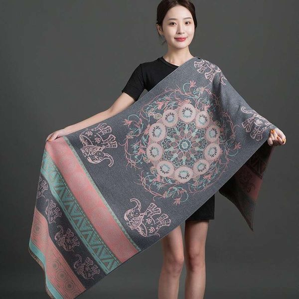scarf women winter all matching shawl with a cloak imitation cashmere warm for spring and, Blue;gray
scarf women winter all matching shawl with a cloak imitation cashmere warm for spring and, Blue;gray