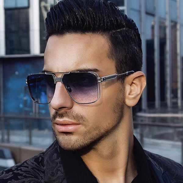 fashion designer cool sunglasses 2023 new steampunk men's square cut edge fashion shades, Silver
fashion designer cool sunglasses 2023 new steampunk men's square cut edge fashion shades, Silver