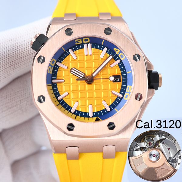20 types rose gold mens luxury eta watch yellow dial royaloak watches cal.3120 movement 42mm 15703 904l stainless steel 5 bar waterproof aut, Slivery;brown
20 types rose gold mens luxury eta watch yellow dial royaloak watches cal.3120 movement 42mm 15703 904l stainless steel 5 bar waterproof aut, Slivery;brown