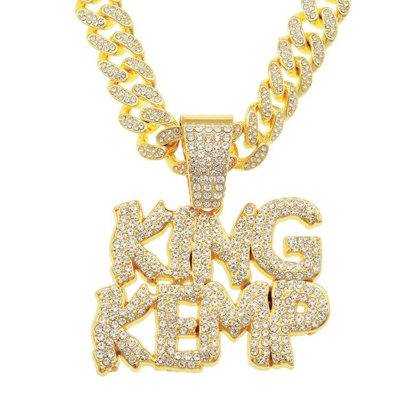 hip hop men rapper diamond pendant necklace shiny king kemp irregular pendant zircon jewelry night club accessory sweater collarbone cuban c, Silver
hip hop men rapper diamond pendant necklace shiny king kemp irregular pendant zircon jewelry night club accessory sweater collarbone cuban c, Silver