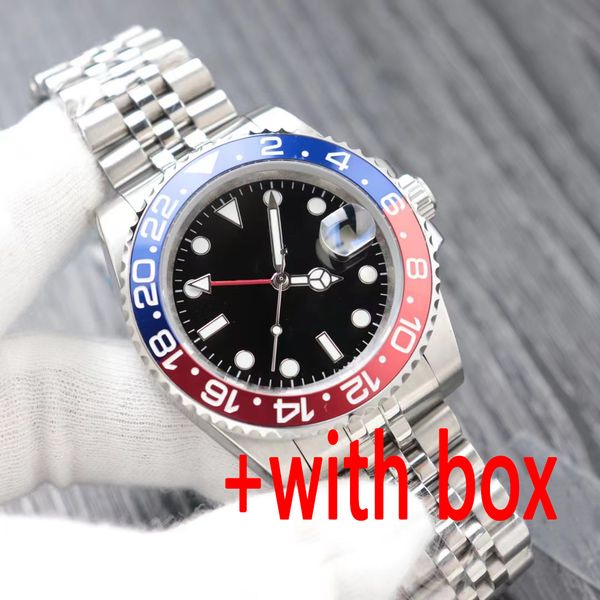 men gmt watch designer watches ceramics bezel 40mm automatic mechanical green dial fashion classic stainless steel water resistant sapphire, Slivery;brown
men gmt watch designer watches ceramics bezel 40mm automatic mechanical green dial fashion classic stainless steel water resistant sapphire, Slivery;brown