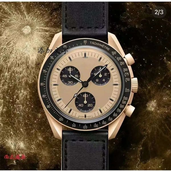 bioceramic planet moon mens watches full function chronograph designer watches mission to mercury 42mm nylon watches, Slivery;golden
bioceramic planet moon mens watches full function chronograph designer watches mission to mercury 42mm nylon watches, Slivery;golden