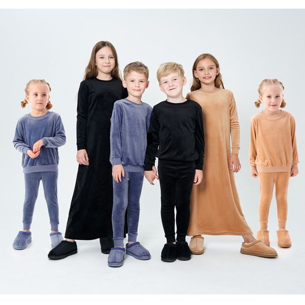 family matching outfits ap velour fall winter family matching set dress and romper clothes kids baby teen boys girls casual velvet clothing, Blue
family matching outfits ap velour fall winter family matching set dress and romper clothes kids baby teen boys girls casual velvet clothing, Blue
