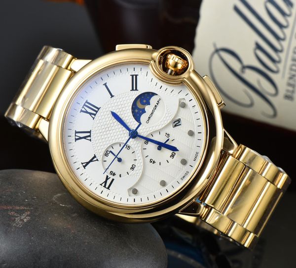 2023 new fashion watch mens automatic quartz movement waterproof wristwatch hour hand display metal strap simple luxury popular watch aaa12, Slivery;brown
2023 new fashion watch mens automatic quartz movement waterproof wristwatch hour hand display metal strap simple luxury popular watch aaa12, Slivery;brown