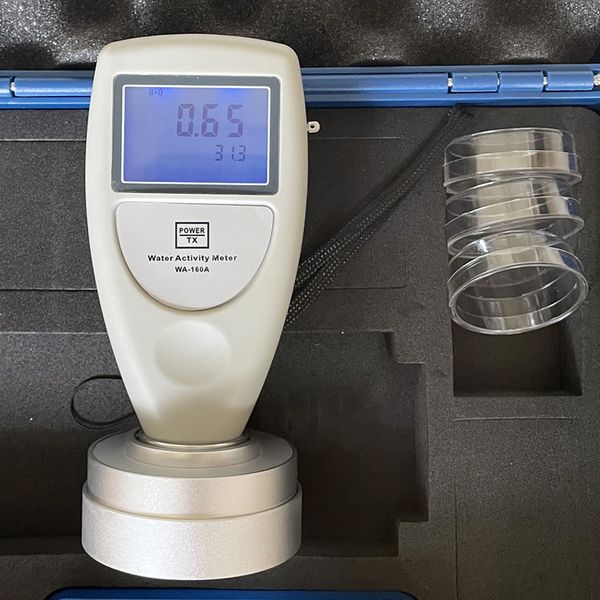 handheld water activity meter tester analyzer wa-160a high accuracy 0.02aw used to measure water activity of foods lcd display food water te
handheld water activity meter tester analyzer wa-160a high accuracy 0.02aw used to measure water activity of foods lcd display food water te