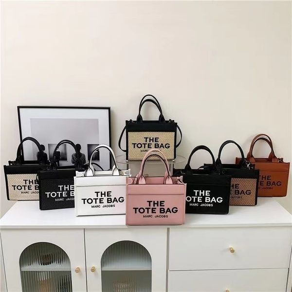 2023 new fashion out tote straw bag large capacity shoulder bag handbag diagonal bag