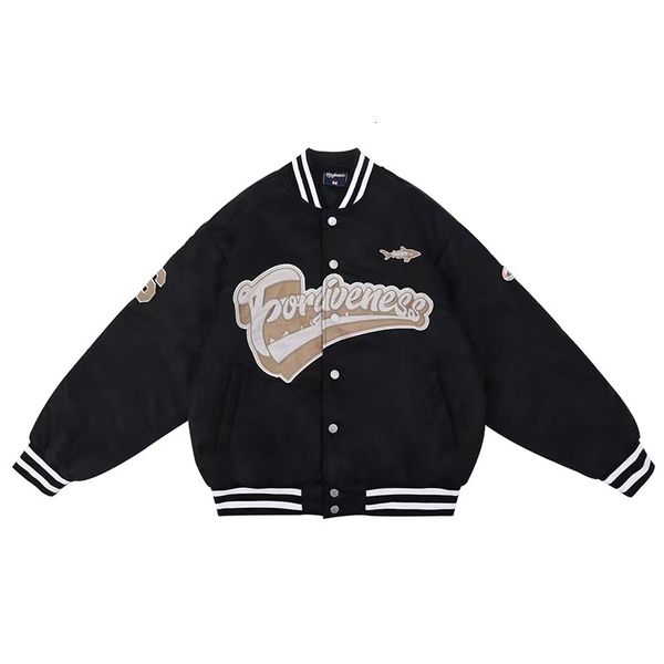 men s jackets stand collar monogrammed embroidered baseball jersey cotton jacket 230826, Black;brown
men s jackets stand collar monogrammed embroidered baseball jersey cotton jacket 230826, Black;brown