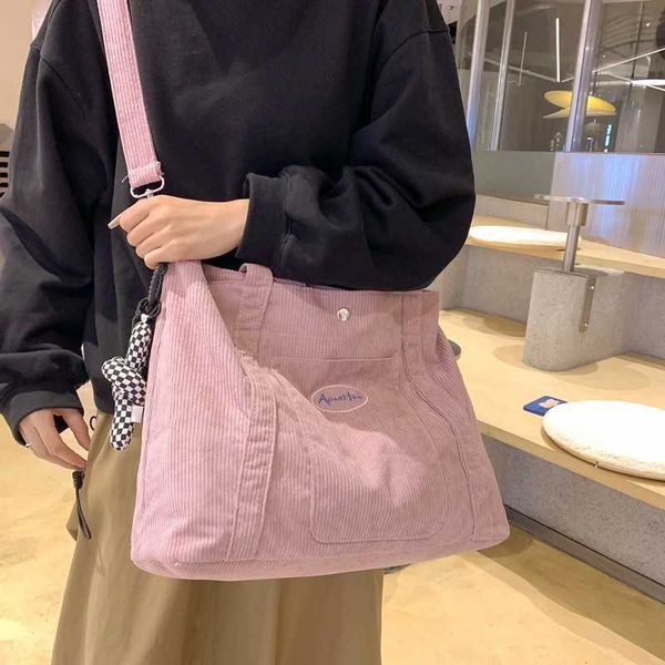 shoulder bags large capacity tote bag for women new corduroy languid style portable messenger college students
shoulder bags large capacity tote bag for women new corduroy languid style portable messenger college students
