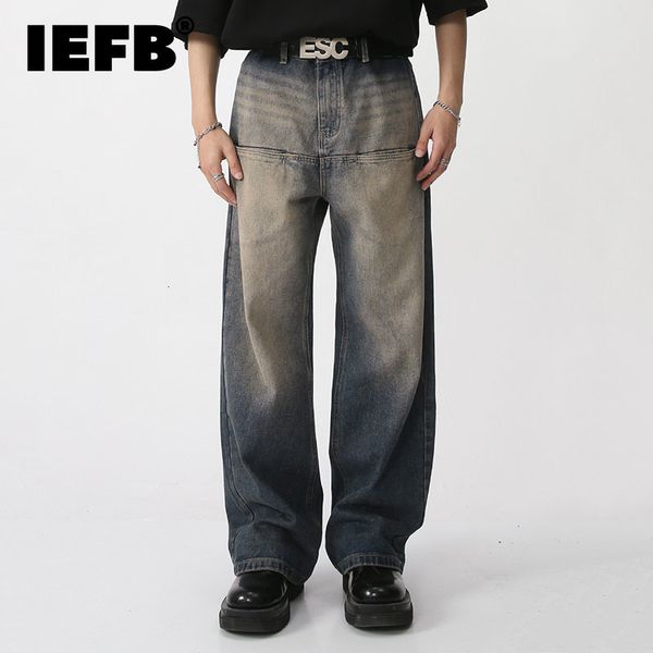 men's jeans iefb men's wear spring vintage male washed jeans high waist front pocket loose straight wide leg pants fashion 9a7457, Blue
men's jeans iefb men's wear spring vintage male washed jeans high waist front pocket loose straight wide leg pants fashion 9a7457, Blue