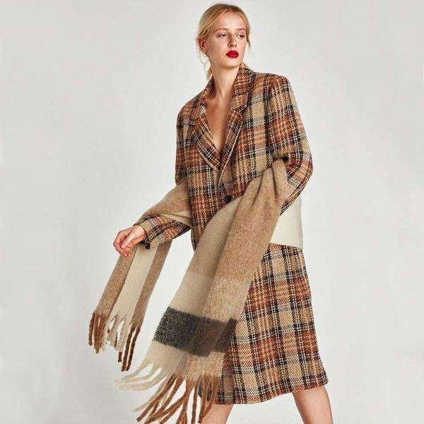 title autumn and winter ins mohair scarf for women thick warm plaid long tassel imitation cashmere shawl, Blue;gray
title autumn and winter ins mohair scarf for women thick warm plaid long tassel imitation cashmere shawl, Blue;gray