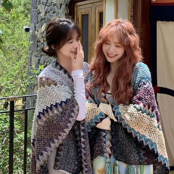 lijiang shawl neckerchiefs ethnic style xinjiang tibet travel wear qinghai yunnan cloak coat scarf woman, Blue;gray
lijiang shawl neckerchiefs ethnic style xinjiang tibet travel wear qinghai yunnan cloak coat scarf woman, Blue;gray