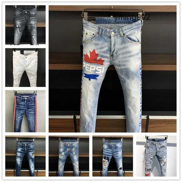 2023 new arrivals d2 mens luxury purple designer denim jeans holes trousers dsquare jeans coolguy biker pants mens clothing 2#3is3, Blue
2023 new arrivals d2 mens luxury purple designer denim jeans holes trousers dsquare jeans coolguy biker pants mens clothing 2#3is3, Blue