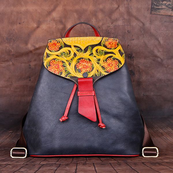 school bags genuine leather women backpack daypack book retro ladies female travel lapbag rucksack knapsack 230826
school bags genuine leather women backpack daypack book retro ladies female travel lapbag rucksack knapsack 230826