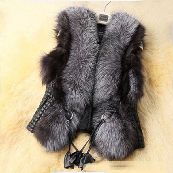 fashion jacket vests women fur leather coat vest outerwear clothing apparel black, White
fashion jacket vests women fur leather coat vest outerwear clothing apparel black, White