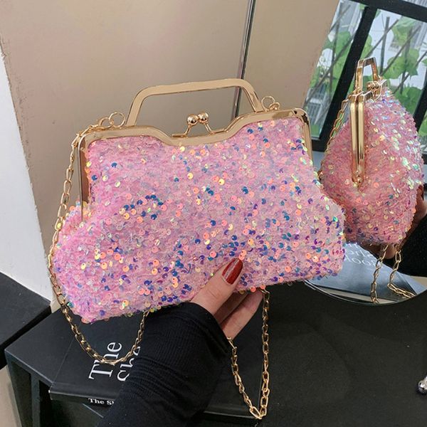 evening bags brand designer tote shell crossbody bag with mental handle women sequin bling handbags chain silver bag casual shopping bags 23
evening bags brand designer tote shell crossbody bag with mental handle women sequin bling handbags chain silver bag casual shopping bags 23