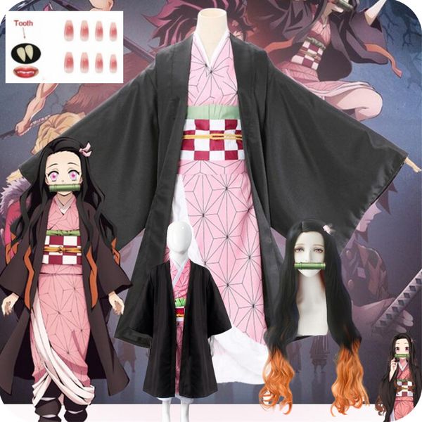 theme costume anime cosplay demon slayers kimetsu no yaiba kamado nezuko kimono costume women kids clothes 230826, Black;red
theme costume anime cosplay demon slayers kimetsu no yaiba kamado nezuko kimono costume women kids clothes 230826, Black;red
