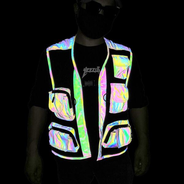 men's vests fluorescence reflective vest men outdoor mulitipocket cargo fishing cool net sleeveless waistcoat chalecos para hombre 2308, Black;white
men's vests fluorescence reflective vest men outdoor mulitipocket cargo fishing cool net sleeveless waistcoat chalecos para hombre 2308, Black;white