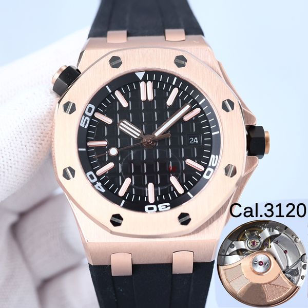 rose gold mens luxury eta watch black dial royaloak watches cal.3120 movement 42mm 15703 904l stainless steel 5 bar waterproof automatic wri, Slivery;brown
rose gold mens luxury eta watch black dial royaloak watches cal.3120 movement 42mm 15703 904l stainless steel 5 bar waterproof automatic wri, Slivery;brown