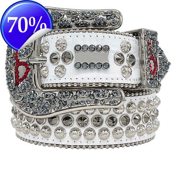 1with red b bb simon belt of needle full rhinestone black red belts for men womens waistbandsaaq, Blue;gray
1with red b bb simon belt of needle full rhinestone black red belts for men womens waistbandsaaq, Blue;gray