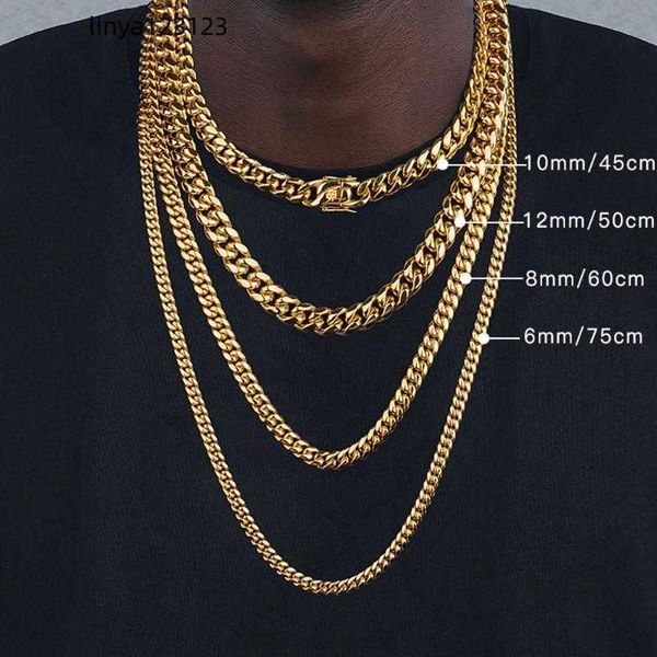 chains 6mm/8mm/10mm/12mm hip-hop 18k gold plated miami cuban link chain stainless steel necklace gift for men women jewelrychains chainschai, Silver
chains 6mm/8mm/10mm/12mm hip-hop 18k gold plated miami cuban link chain stainless steel necklace gift for men women jewelrychains chainschai, Silver