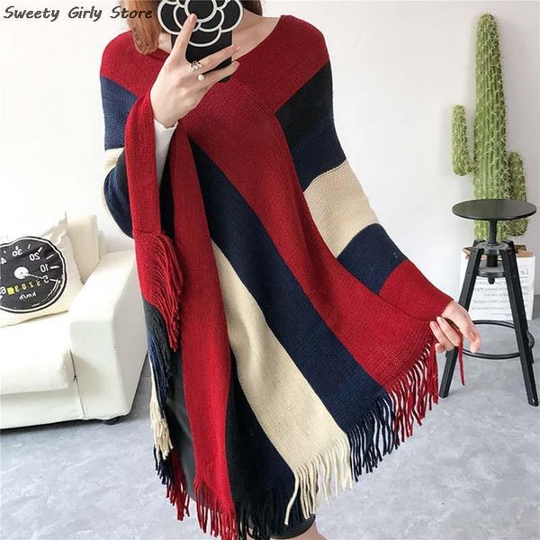 scarves women patchwork scarves shawls coat striped winter knitted cashmere capes shawl cardigans sweater warm knit poncho blanket 230826, Blue;gray
scarves women patchwork scarves shawls coat striped winter knitted cashmere capes shawl cardigans sweater warm knit poncho blanket 230826, Blue;gray